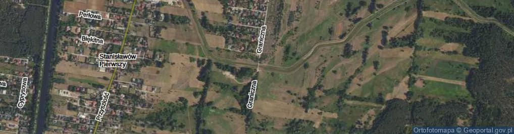 Zdjęcie satelitarne Graniczna ul.